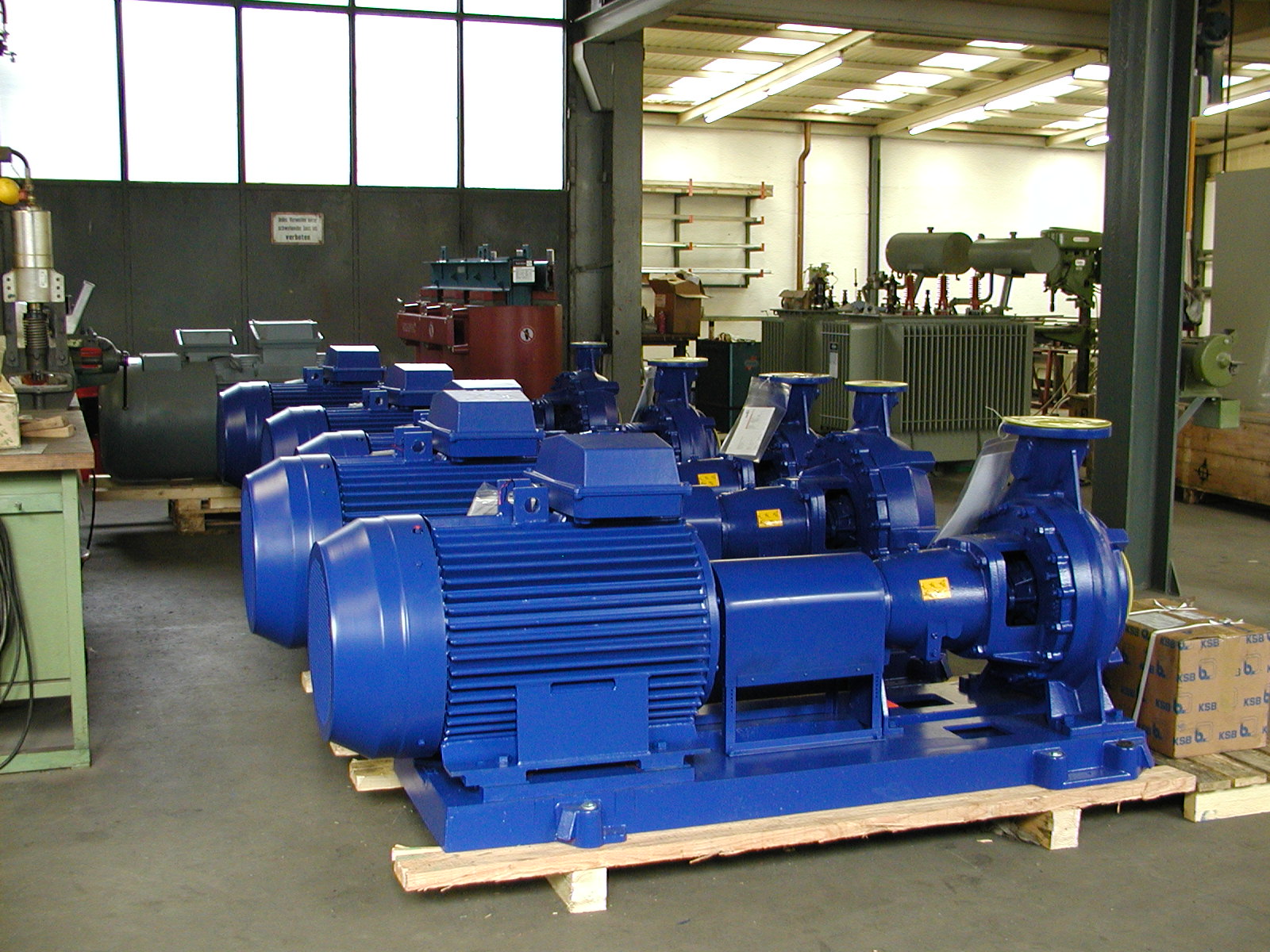 5 x 110 kW – Pumpen für KSB