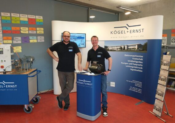 In der Carl-Netter-Realschule endet für Kögel und Ernst das (Ausbildungs-)Messe-Jahr!